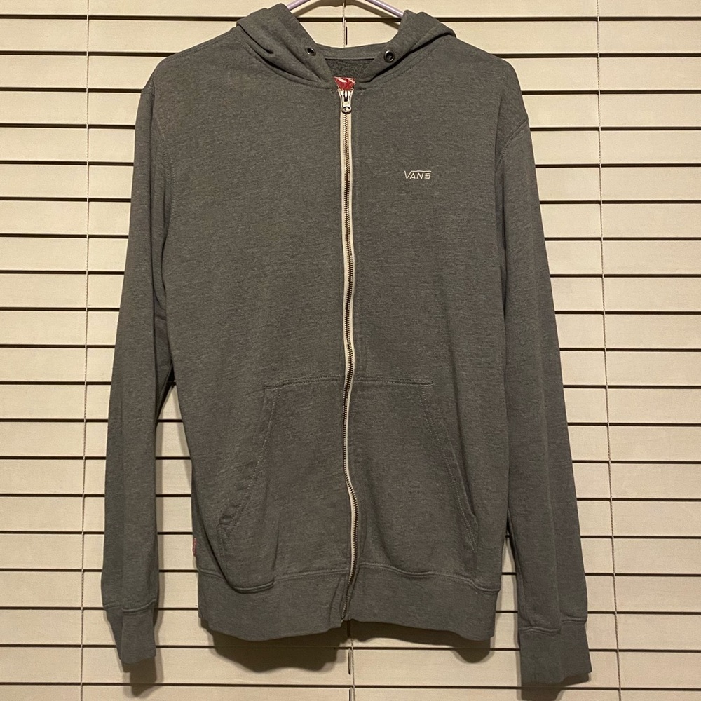 Gray Vans Zip-up